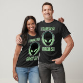 I Survived Area 51 Alien Design T-shirt (Unisex)