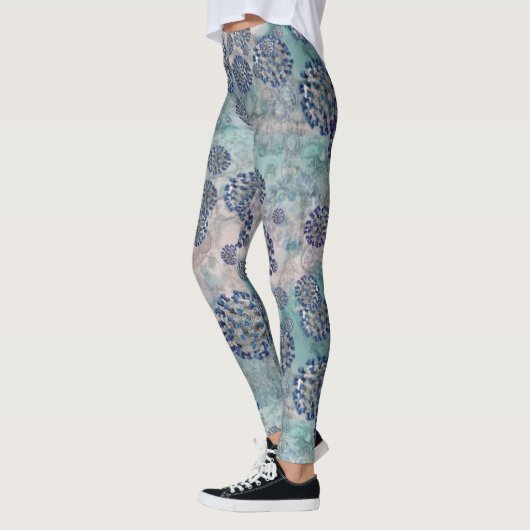 I Survived Blue Covid Virus Leggings (Links)
