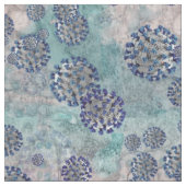 I Survived Blue Covid Virus Stof (Close Up)