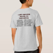 I Survived Camp Chrysler T-shirt (Achterkant)