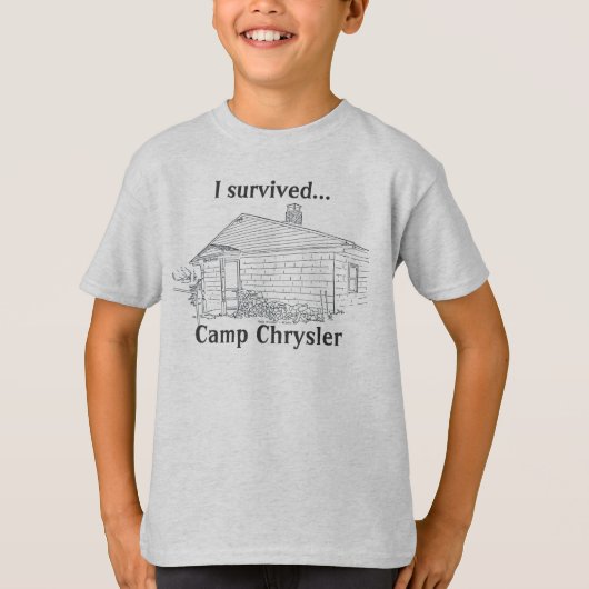 I Survived Camp Chrysler T-shirt (Voorkant)