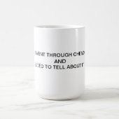 I Survived Chemo Koffiemok (Center)