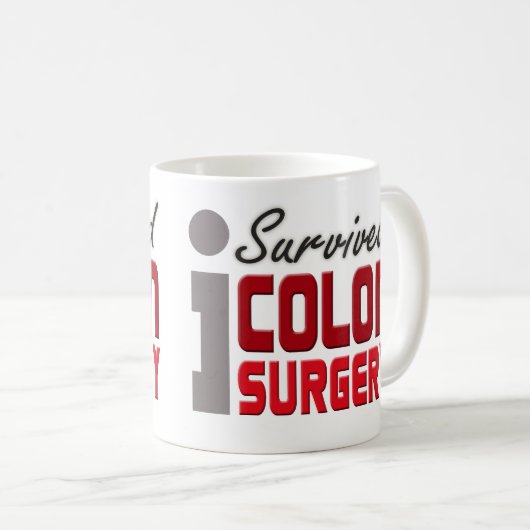 I Survived Colon Surgery Mok (Voorkant rechts)