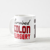 I Survived Colon Surgery Mok (Voorkant links)