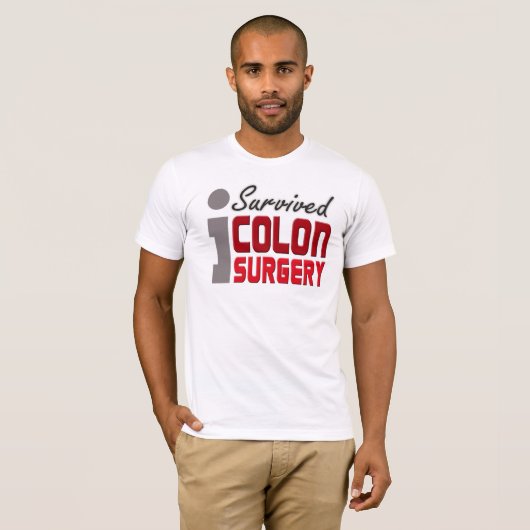 I Survived Colon Surgery Shirt (Voorkant volledig)