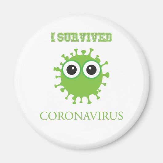 I Survived Coronavirus Magneet (Voorkant)