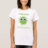 I Survived Coronavirus T-shirt (Voorkant)