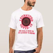 I Survived COVID-19 T-shirt (Voorkant)