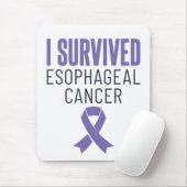 I Survived Esophageal Cancer Warrior Survivor Muismat (Met muis)