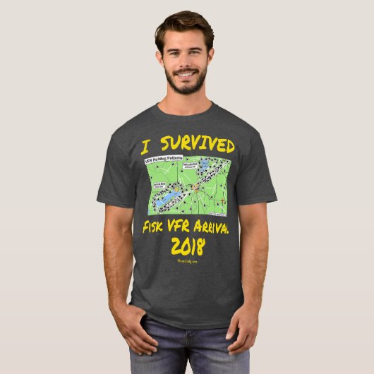 I Survived Fisk VFR Arrival 2018 t-shirt (Voorkant volledig)