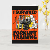 I Survived Forklift Training, New Forklift Operato Kaart (Gele Bloem)