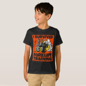 I Survived Forklift Training, New Forklift Operato T-shirt (Voorkant volledig)