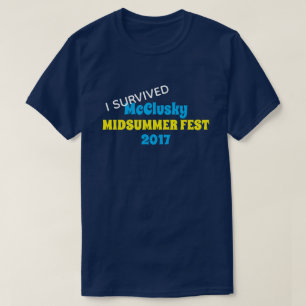 "I Survived" gebeurtenis of reünie T-shirt