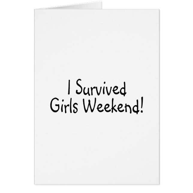 I Survived Girls Weekend (Voorkant)