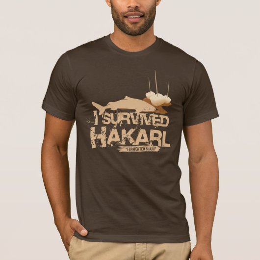 I Survived Hákarl T-shirt (Voorkant)