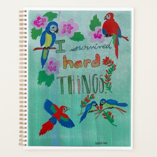 I Survived Hard Things Planner (Voorkant)
