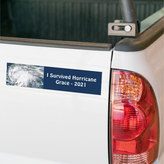 I Survived Hurricane Grace 2021 Bumpersticker (Op Truck)