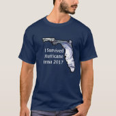 I Survived Hurricane Irma 2017 Shirt (Voorkant)