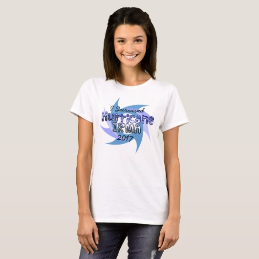 I Survived Hurricane IRMA 2017 T-shirt (Voorkant volledig)