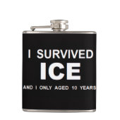 I Survived ICE  Heupfles (Voorkant)
