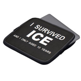I Survived ICE  Laptop Sleeve