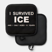 I Survived ICE  Pannenlap (Voorkant / Achterkant)