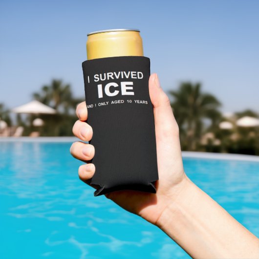 I Survived ICE  Seltzer Blikjeskoeler (Insitu Zwembad)