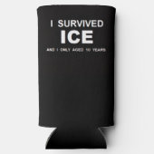 I Survived ICE  Seltzer Blikjeskoeler (Achterkant)