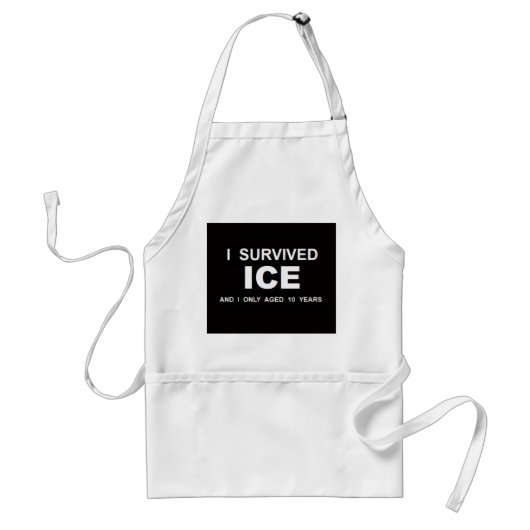 I Survived ICE  Standaard Schort (Voorkant)