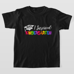 I Survived Kindergarten 2023 Afstudeerder T-shirt