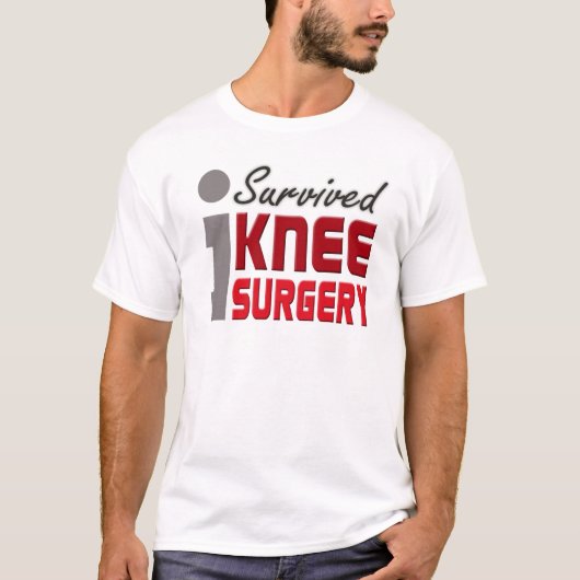 I Survived Knee Surgery Shirt (Voorkant)