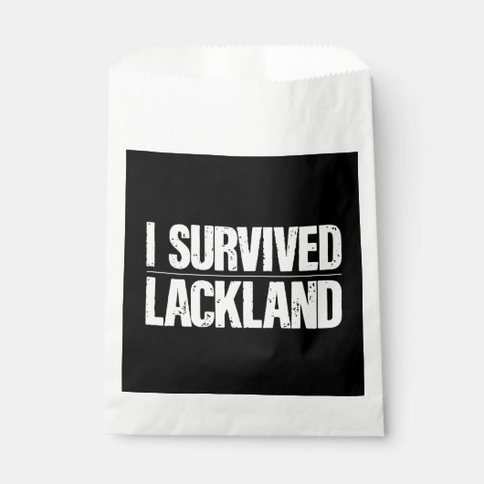 I Survived Lackland AFB Basic Milous Training Bedankzakje (Voorkant)