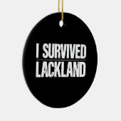 I Survived Lackland AFB Basic Milous Training Keramisch Ornament (Rechts)