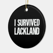 I Survived Lackland AFB Basic Milous Training Keramisch Ornament (Links)