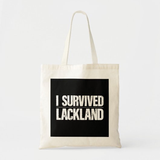 I Survived Lackland AFB Basic Milous Training Tote Bag (Voorkant)