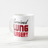 I Survived Lung Surgery Mok (Voorkant links)