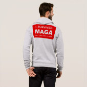 I Survived MAGA  Hoodie (Achterkant volledig)