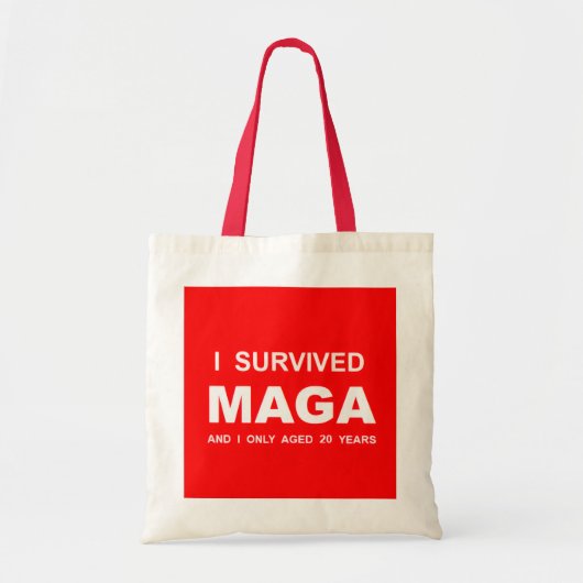 I Survived MAGA Tote Bag (Voorkant)