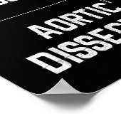 I Survived My Husbands Aortic Dissection  Poster (Hoek)