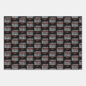 I Survived My Husband's Master's Degree Graduation Inpakpapier Vel (Voorkant)