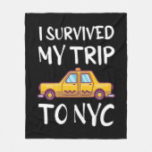 I Survived My Trip To NYC Fleece Deken (Voorkant)