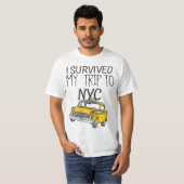 I Survived My Trip To NYC  T-shirt (Voorkant volledig)