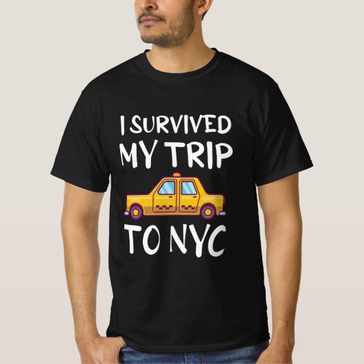 I Survived My Trip To NYC T-shirt (Voorkant)