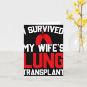 I Survived My Wife's Lung Transplant, New Lung  Kaart (Gele Bloem)