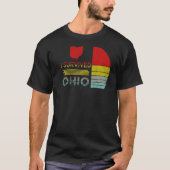 I Survived Ohio map Meme nood retro  T-shirt (Voorkant)