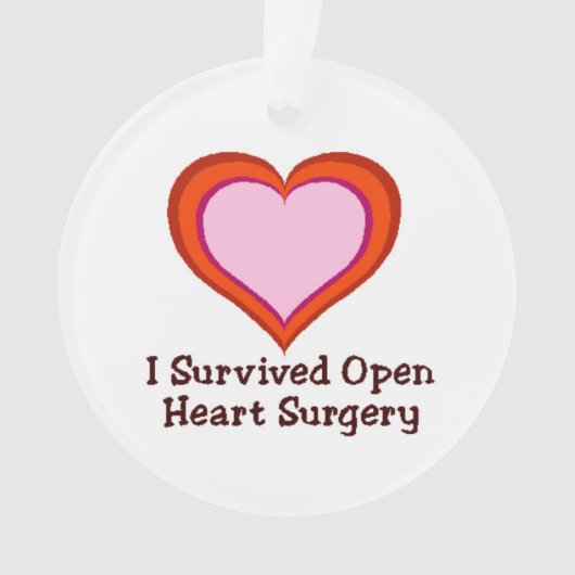 I Survived Open Heart Surgery2 Ornament (voorkant)