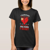 I Survived Open Heart Surgery Open Heart Surgery M T-shirt (Voorkant)