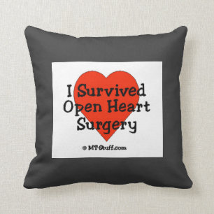 I Survived Open Heart Surgery Pillow Kussen