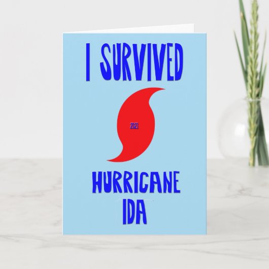 I Survived oricane Ida Kaart (Voorkant)