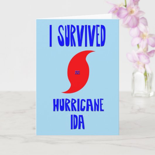 I Survived oricane Ida Kaart (Orchidee)